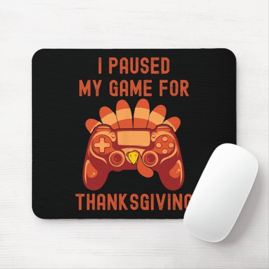 Thanksgiving Turkije Gaming Controller Boys Kinder Muismat (Met muis)