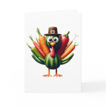 Thanksgiving Turkije gemaakt van groenten