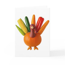 Thanksgiving Turkije gemaakt van groenten