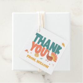 Thanksgiving Turkije Gobble Birthday Dank u Bedankjes Labels