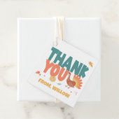 Thanksgiving Turkije Gobble Birthday Dank u Bedankjes Labels (In situ)