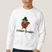 Thanksgiving Turkije, Gobble Gobble Trui (Voorkant)