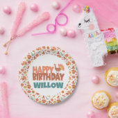 Thanksgiving Turkije Gobble Happy Birthday Papieren Bordje (Feest)