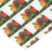 THANKSGIVING TURKIJE GOBBLER-tafelkleed Tafelkleed (Gekanteld)