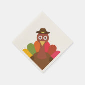 Thanksgiving Turkije. Grappig. Humor. Servet (Hoek)