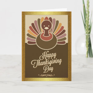 Thanksgiving Turkije Greeting Feestdagen Kaart