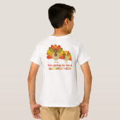 Thanksgiving  Turkije Grote broederkondiging Shirt (Achterkant volledig)