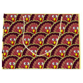 Thanksgiving Turkije Grote Gift Bag Groot Cadeauzakje (Voorkant)