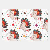 Thanksgiving Turkije Herfst herfst leest patroon Inpakpapier Vel (Voorkant)