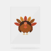 Thanksgiving Turkije – Herfstvakantie Classic Clas Acryl Bord (Voorkant)