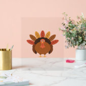 Thanksgiving Turkije – Herfstvakantie Classic Clas Acryl Bord (Huwelijk)