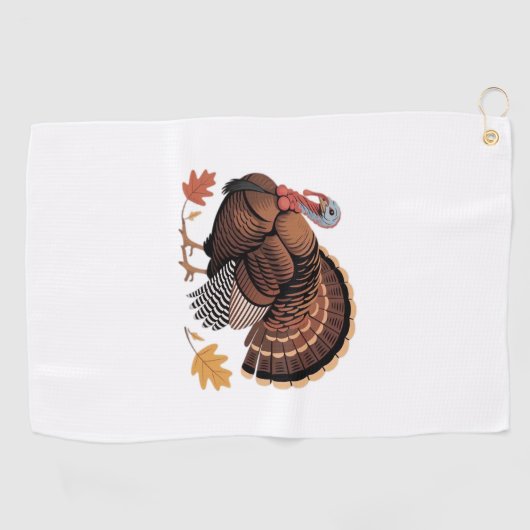 Thanksgiving Turkije – Herfstvakantie Classic Clas Golfhanddoek (Horizontaal)