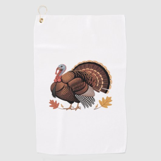 Thanksgiving Turkije – Herfstvakantie Classic Clas Golfhanddoek (Voorkant)
