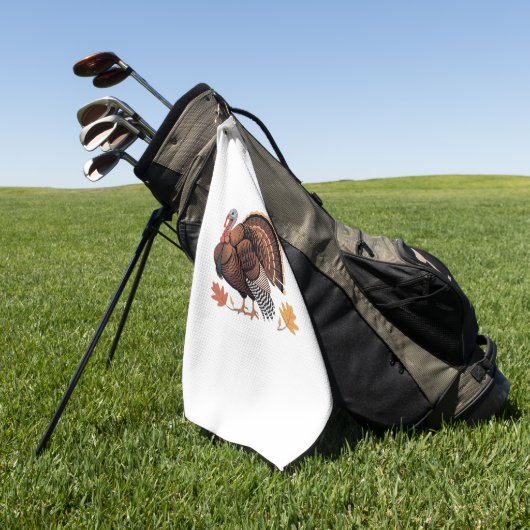 Thanksgiving Turkije – Herfstvakantie Classic Clas Golfhanddoek (Groen)