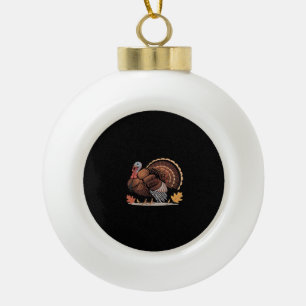 Thanksgiving Turkije – Herfstvakantie Classic Clas Keramische Bal Ornament