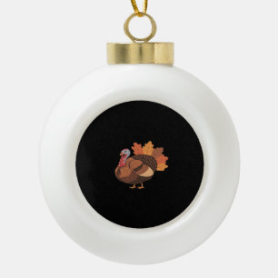 Thanksgiving Turkije – Herfstvakantie Classic Clas Keramische Bal Ornament