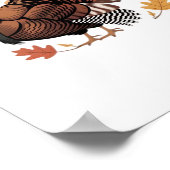 Thanksgiving Turkije – Herfstvakantie Classic Clas Poster (Hoek)