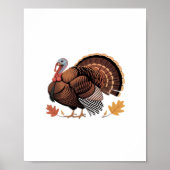 Thanksgiving Turkije – Herfstvakantie Classic Clas Poster (Voorkant)