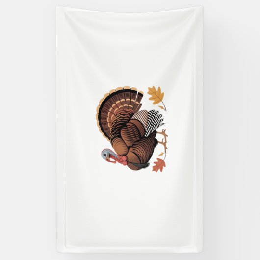 Thanksgiving Turkije – Herfstvakantie Classic Clas Spandoek (Verticaal)