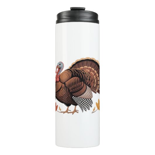 Thanksgiving Turkije – Herfstvakantie Classic Clas Thermosbeker (Voorkant)