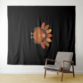 Thanksgiving Turkije – Herfstvakantie Classic Clas Wandkleed (In Situ (horizontaal))