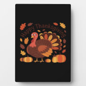 Thanksgiving Turkije – Herfstvakantie Classic Over Fotoplaat (voorkant)