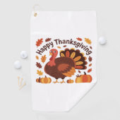 Thanksgiving Turkije – Herfstvakantie Classic Over Golfhanddoek (Insitu)