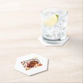 Thanksgiving Turkije – Herfstvakantie Classic Over Kartonnen Onderzetters (Insitu)