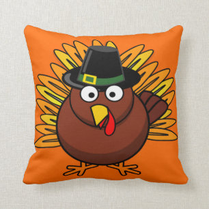Thanksgiving Turkije Holiday 20x20 Sierkussen
