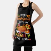 Thanksgiving Turkije Holiday Feast Harvest Blessin Schort (Insitu)