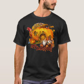 Thanksgiving Turkije Horror Gnomen T-shirt (Voorkant)
