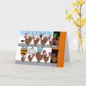 Thanksgiving Turkije identiteitsbeschermingsprogra Kaart (Gele Bloem)