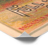  Thanksgiving Turkije Illustratie (1891) Poster (Hoek)