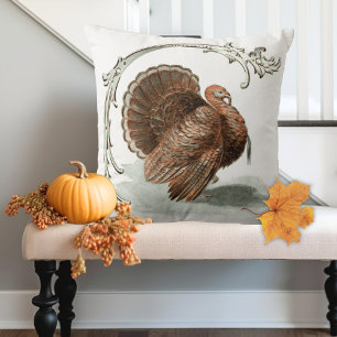 Thanksgiving Turkije Illustratie Kussen
