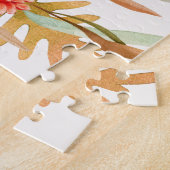 Thanksgiving Turkije Jigzaag Puzzle Legpuzzel (Zijkant)