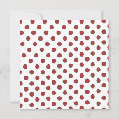 Thanksgiving Turkije Kaart (Achterkant)