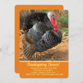 Thanksgiving Turkije Kaart (Voorkant / Achterkant)