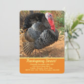 Thanksgiving Turkije Kaart (Staand voorkant)