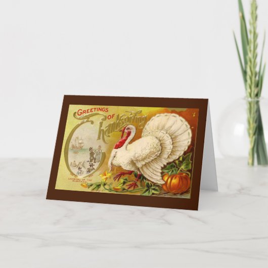  Thanksgiving Turkije Kaart (Voorkant)