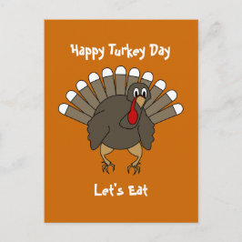 Thanksgiving Turkije-kaart Uitnodiging Briefkaart
