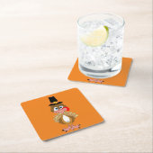 Thanksgiving Turkije Kartonnen Onderzetters (Insitu)