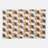 Thanksgiving Turkije keukenhanddoek (Horizontaal)