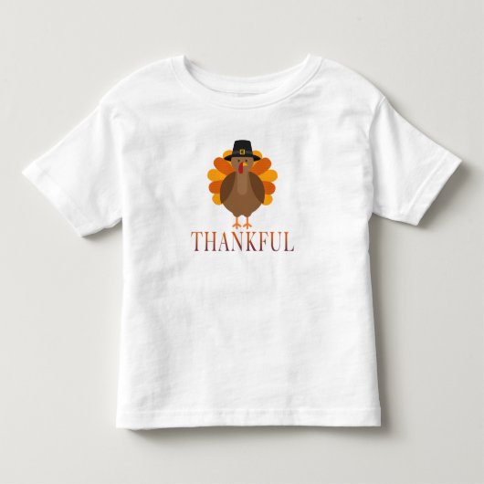Thanksgiving Turkije Kinder Shirts (Voorkant)