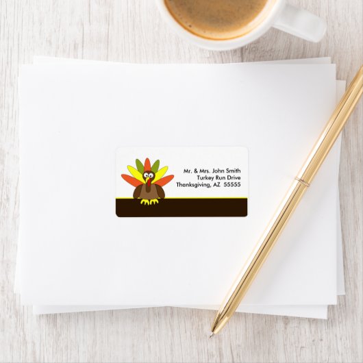 Thanksgiving Turkije Label (Insitu)