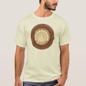 Thanksgiving Turkije Latte T-shirt (Voorkant)