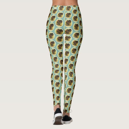 Thanksgiving Turkije  Leggings (Achterkant)