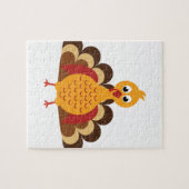 Thanksgiving Turkije Legpuzzel (Horizontaal)