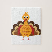 Thanksgiving Turkije Legpuzzel (Verticaal)