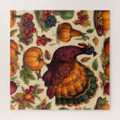  Thanksgiving Turkije Legpuzzel (Horizontaal)