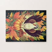 Thanksgiving Turkije Legpuzzel (Horizontaal)
